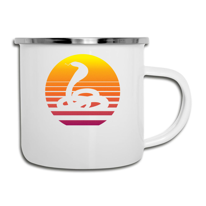 King Cobra Snake 80's Retro Vaporwave Camper Cup | Artistshot