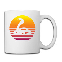 King Cobra Snake 80's Retro Vaporwave Coffee Mug | Artistshot