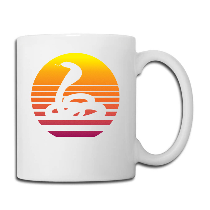 King Cobra Snake 80's Retro Vaporwave Coffee Mug | Artistshot