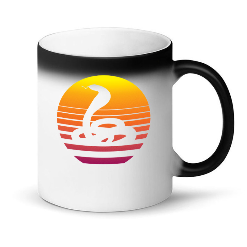 King Cobra Snake 80's Retro Vaporwave Magic Mug | Artistshot