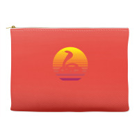 King Cobra Snake 80's Retro Vaporwave Accessory Pouches | Artistshot