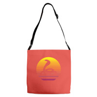 King Cobra Snake 80's Retro Vaporwave Adjustable Strap Totes | Artistshot