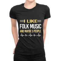 Trending 3 People Folk Music Ladies Fitted T-shirt | Artistshot