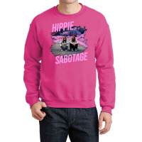 Hippie Sabotage Aesthetic Style Photo With Text Crewneck Sweatshirt | Artistshot