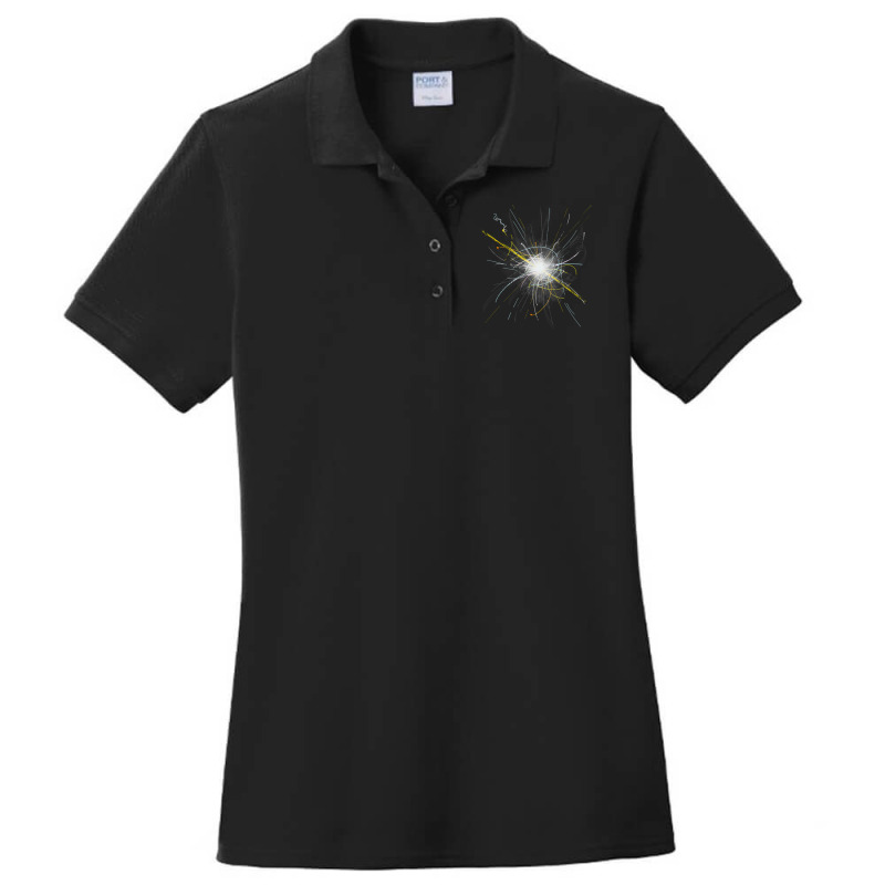 Higgs Boson Ladies Polo Shirt by althinevdb | Artistshot