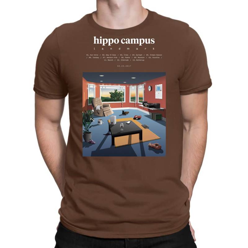 Hippo Campus   Landmark (2017) Music Album Cover Poster T-shirt | Artistshot