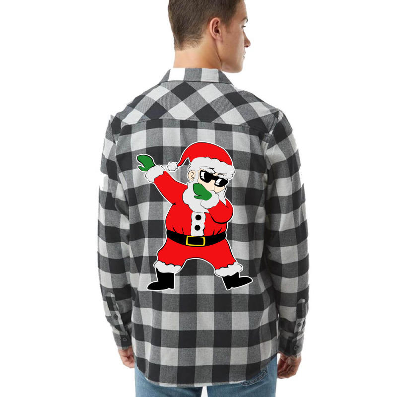 Dabbing Santa Flannel Shirt | Artistshot