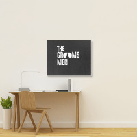 The Groomsmen Cool Shades Funny Bachelor Party Gift Landscape Canvas Print | Artistshot