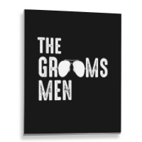 The Groomsmen Cool Shades Funny Bachelor Party Gift Metal Print Vertical | Artistshot