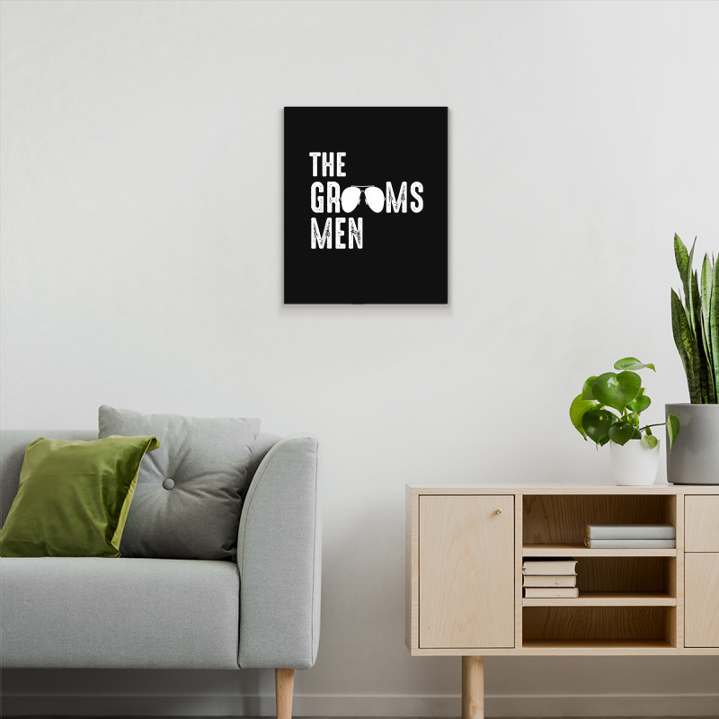 The Groomsmen Cool Shades Funny Bachelor Party Gift Metal Print Vertical | Artistshot