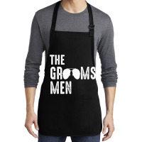 The Groomsmen Cool Shades Funny Bachelor Party Gift Medium-length Apron | Artistshot