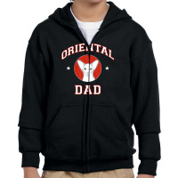 Oriental Cat Dad Youth Zipper Hoodie | Artistshot