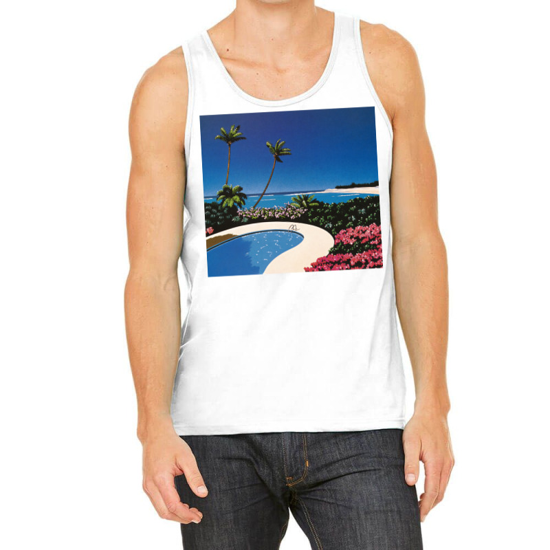 Hiroshi Nagai Art Print Poster Vaporwave Aesthetic Wallpaper Tank Top | Artistshot