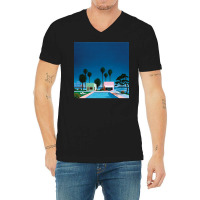 Hiroshi Nagai Art Print Poster Vaporwave Shirt Wallpaper V-neck Tee | Artistshot