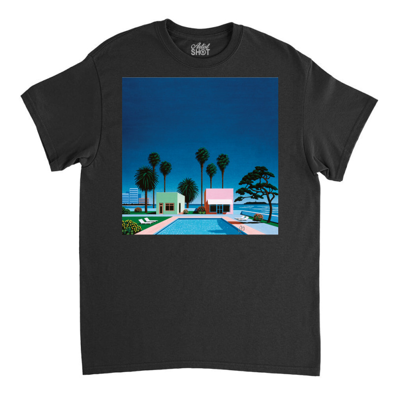 Hiroshi Nagai Art Print Poster Vaporwave Shirt Wallpaper Classic T-shirt | Artistshot