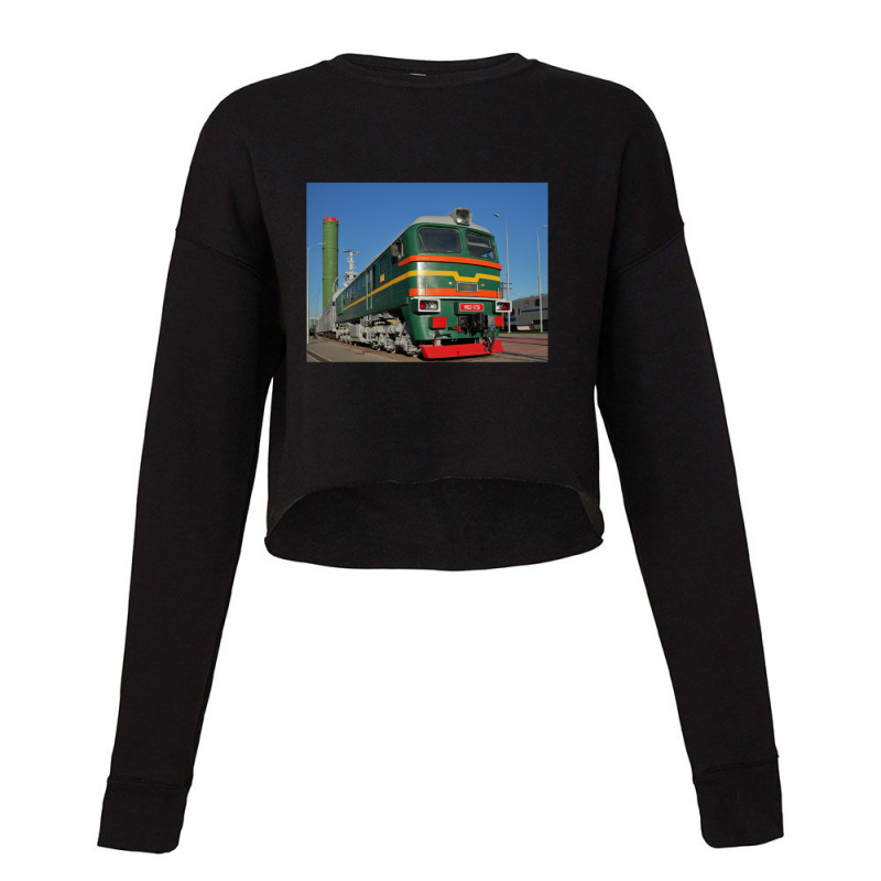 Combat Railway Missile System With Ballistic Missile 1 Cropped Sweater by SparkleTzeremes | Artistshot