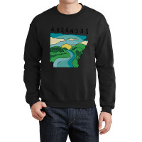 Limited Edition Arkansas Nature Landscape Crewneck Sweatshirt | Artistshot