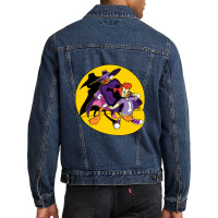 Duck And Sidekick 1 Men Denim Jacket | Artistshot