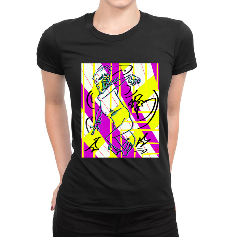 Bending And Breaking 1 1 Ladies Fitted T-Shirt by AmberKelsey | Artistshot