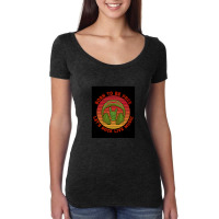 Rock Live  Green Headphone Women's Triblend Scoop T-shirt | Artistshot