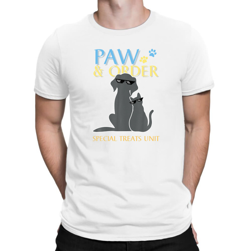 Paw And Order Special Feline Unit Pets Training Dog And Cat T-shirt | Artistshot