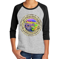 Hot Trend Badlands National Park Adventure, South Dakota Stone Sign-xt Youth 3/4 Sleeve | Artistshot