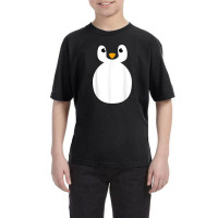 Funny Penguin Face Design Or Easy Costume Cute Black Penguin Youth Tee | Artistshot