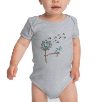 Family Dandelion Flowers Butterfly Vintage Style Men Women T Shirt Baby Bodysuit | Artistshot