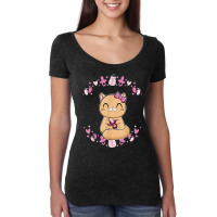 Exotic Shorthair Cat Anime Kitten Baby Soother T Shirt Women's Triblend Scoop T-shirt | Artistshot