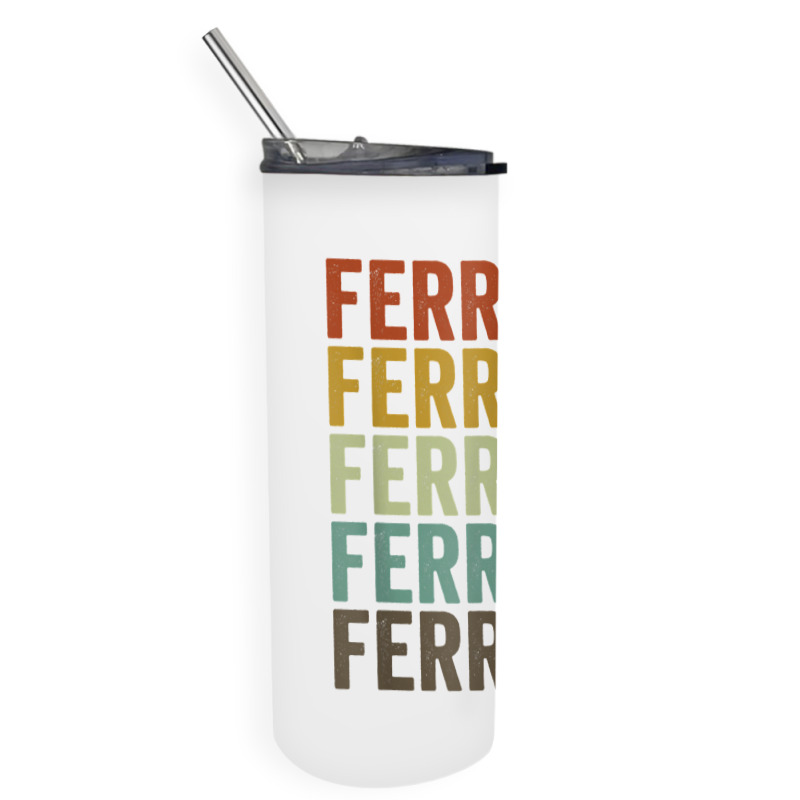 Ferriday City Retro T Shirt Skinny Tumbler | Artistshot