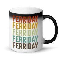 Ferriday City Retro T Shirt Magic Mug | Artistshot