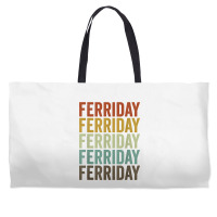 Ferriday City Retro T Shirt Weekender Totes | Artistshot