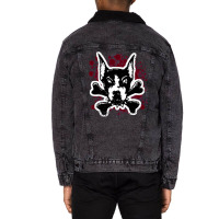 Doberman Pinscher Unisex Sherpa-lined Denim Jacket | Artistshot