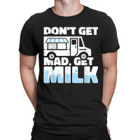 Fun Milk Dairy Cow   Farm Farming Farmer Milk Truck T Shirt T-shirt | Artistshot