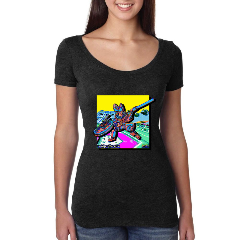 Limited Edition Bionic Warrior Women's Triblend Scoop T-shirt by Milne Charlton | Artistshot