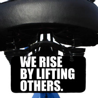 We Rise By Lifting... Bicycle License Plate | Artistshot