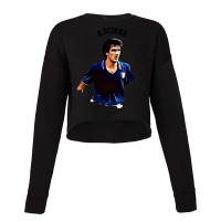 Legends Of The Beautiful Game Cartoon Collection Legends Gaetano Scire Cropped Sweater | Artistshot