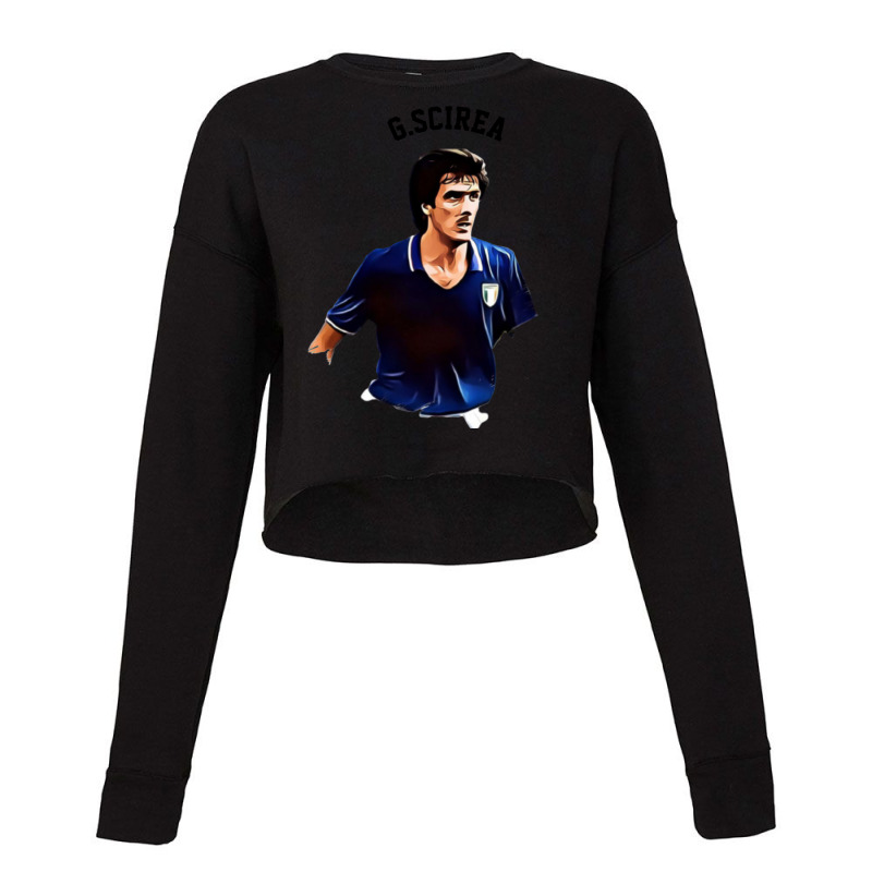 Legends Of The Beautiful Game Cartoon Collection Legends Gaetano Scire Cropped Sweater by hbikyshas | Artistshot