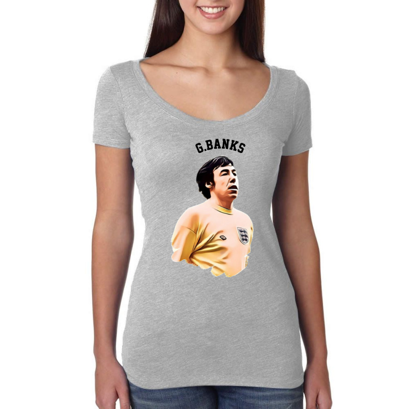 Legends Of The Beautiful Game Cartoon Collection Legends Gordon Banks Women's Triblend Scoop T-shirt by hbikyshas | Artistshot