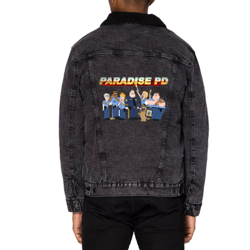 Paradise Pd 801 Unisex Sherpa-Lined Denim Jacket by StarActon | Artistshot