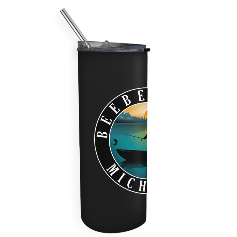 Limited Edition Beebe Lake Fishing Michigan Sunset Skinny Tumbler | Artistshot