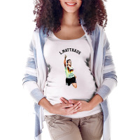 Legends Of The Beautiful Game Cartoon Collection Legends Lothar Matth Maternity Scoop Neck T-shirt | Artistshot