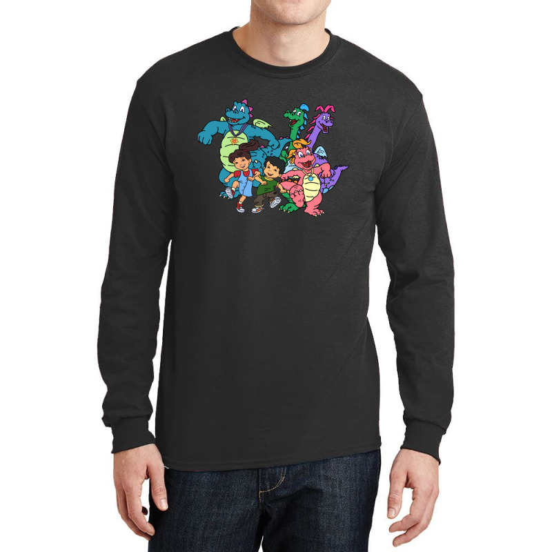 Cool Cartoons For Children Attractive Dragon Tales Retro 1 Long Sleeve Shirts by SparkleTzeremes | Artistshot