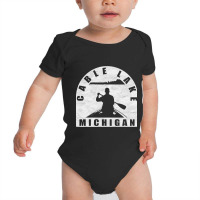 Hot Trend Cable Lake Canoeing Michigan Baby Bodysuit | Artistshot