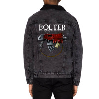 Hot Trend Bolter - Big Ass Bullets! Unisex Sherpa-lined Denim Jacket | Artistshot