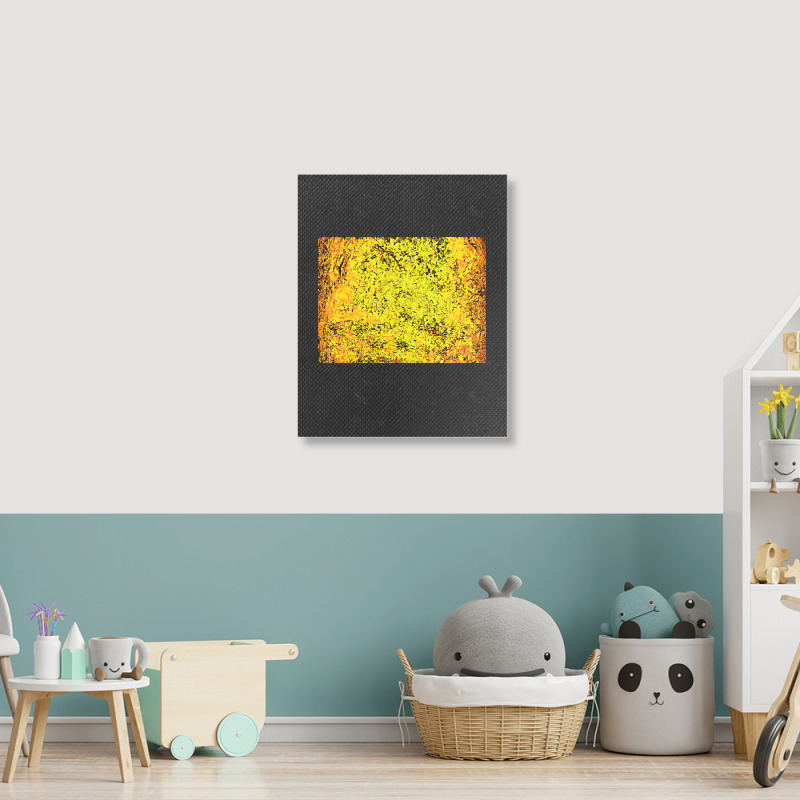 Limited Edition Camouflage Yellow Texture Portrait Canvas Print | Artistshot