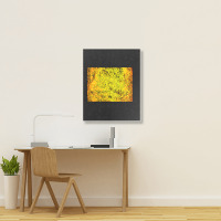 Limited Edition Camouflage Yellow Texture Portrait Canvas Print | Artistshot