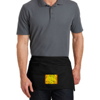 Limited Edition Camouflage Yellow Texture Waist Apron | Artistshot