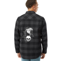 Hot Trend Crow Raven Norse Skull Viking Style For Vikings Lover Flannel Shirt | Artistshot