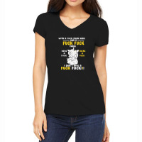 I Don't Give A Fuck Fuck Women's V-neck T-shirt | Artistshot